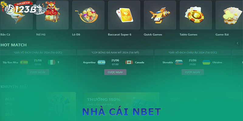 Nhà cái Nbet - Cổng game vô vàng khuyến mãi thể thao